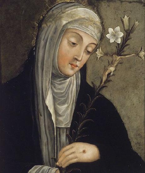 unknow artist St.Catherine of Siena